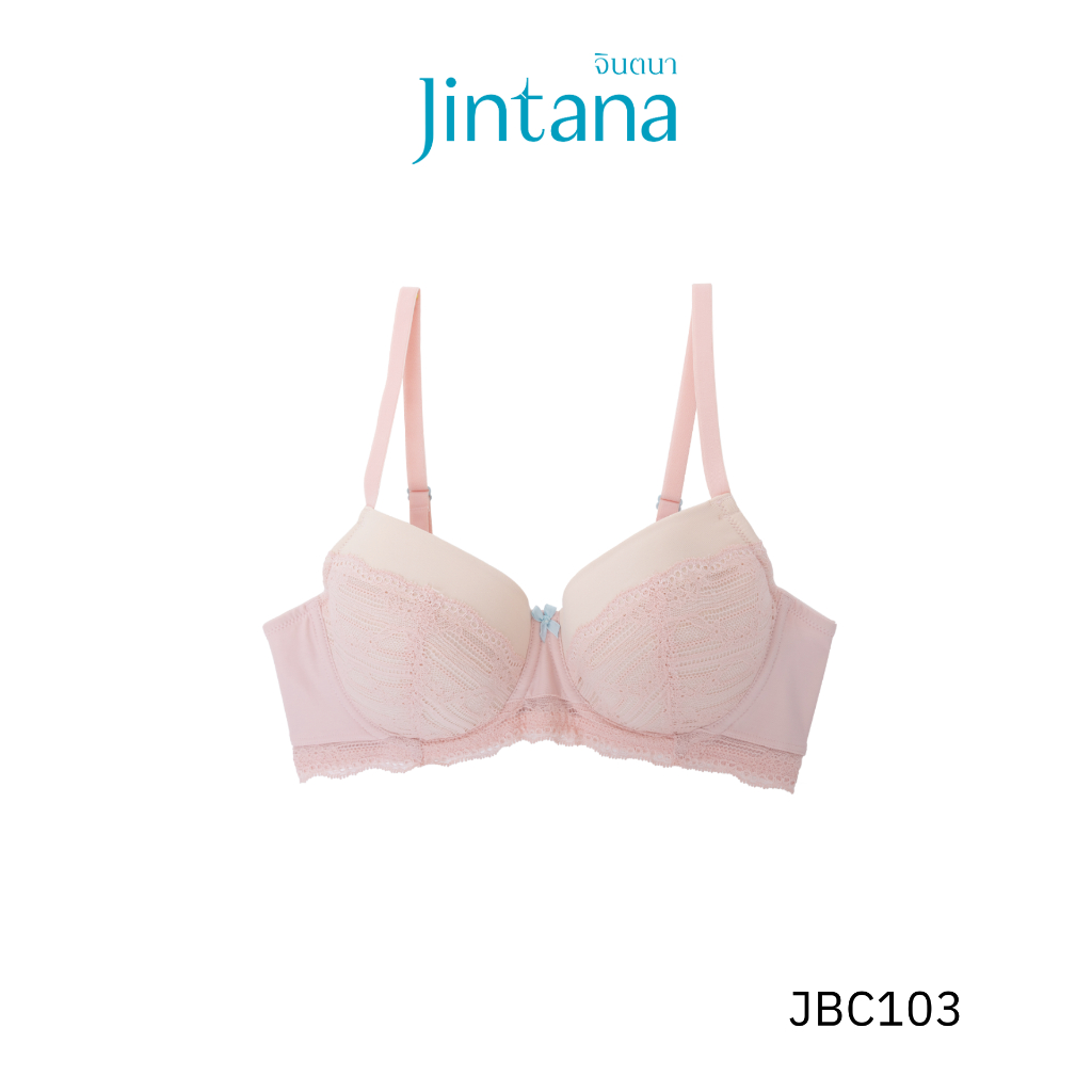 Jintana เสื้อชั้นใน จินตนา รุ่น Contour รหัส JBC103 (มีโครง) เสื้อในลูกไม้ ใส่สบาย กระชับเต้า - รูปที่ 2