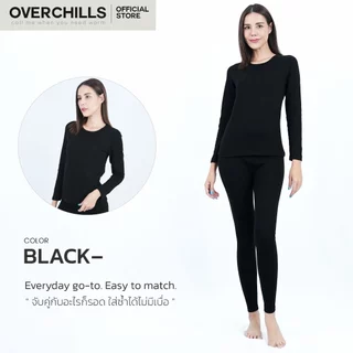 Overchills ลองจอนกันหนาว สำหรับผู้หญิง ใส่ในอุณหภูมิ 0 ถึง 10 องศา ฮีทเทค ด้านในบุขนวูล