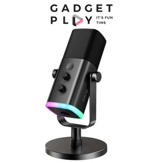 FIFINE AM8 RGB ไมค์ Dynamic XLR/USB สำหรับพอดแคสต์ ไลฟ์สด เส…