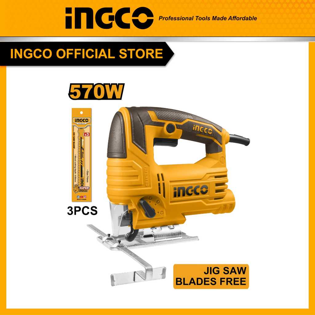 INGCO เลื่อยจิ๊กซอว์ 570W JS57028
