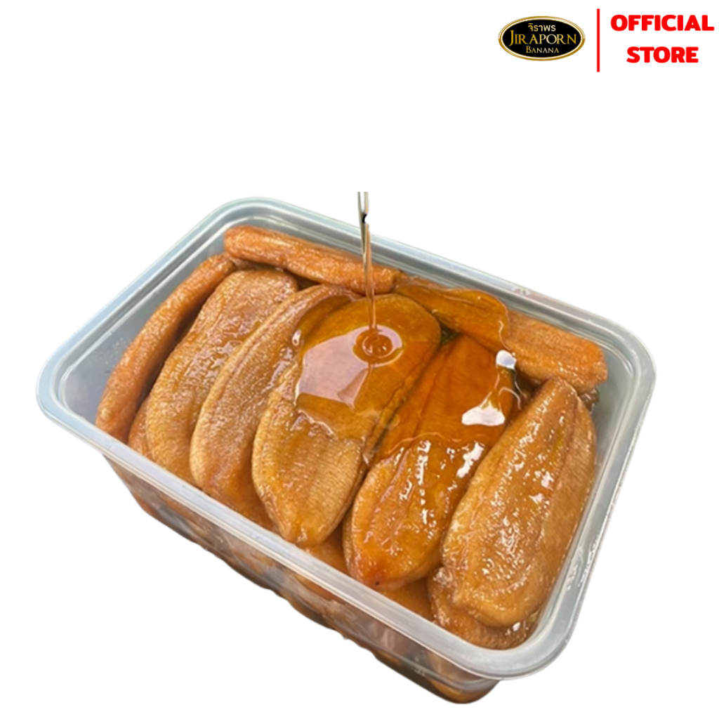จิราพร กล้วยตากอบน้ำผึ้ง (ชนิดแบน แบบกล่อง ขนาด 1000g.) - JIRAPORNFOOD