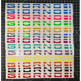 สติ๊กเกอร์ จีออโน่ Giorno 2 ข้าง สะท้อนแสง