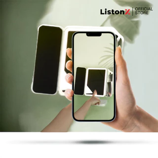 ListonX กระจกแต่งหน้าแบบตั้งโต๊ะไฟ LED | Vanity Lighted Makeup Mirror | กระจกแต่งหน้าพกพา | กระจกแต่งหน้าแบบตั้งโต๊ะ
