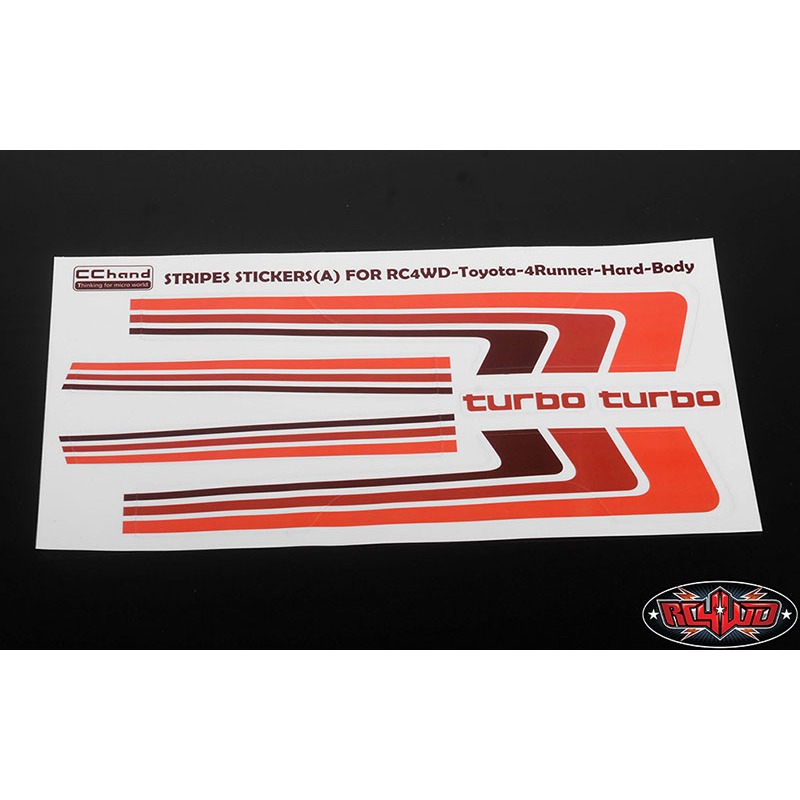 RC4WD CCHAND Retro Body Stripes for 1985 Toyota 4Runner Hard Body VVV-C0750