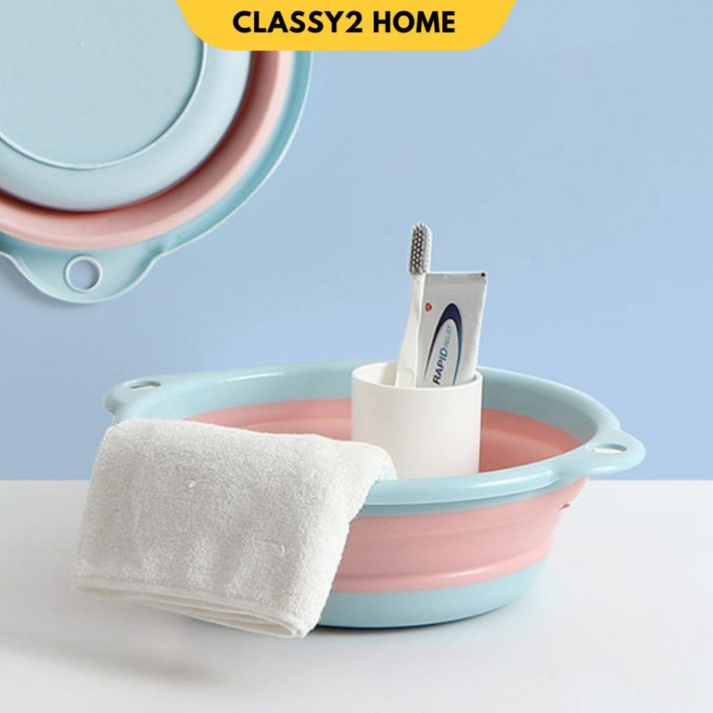 กะละมังพับได้ กะละมังซิลิโคนอเนกประสงค์ (CH-210)