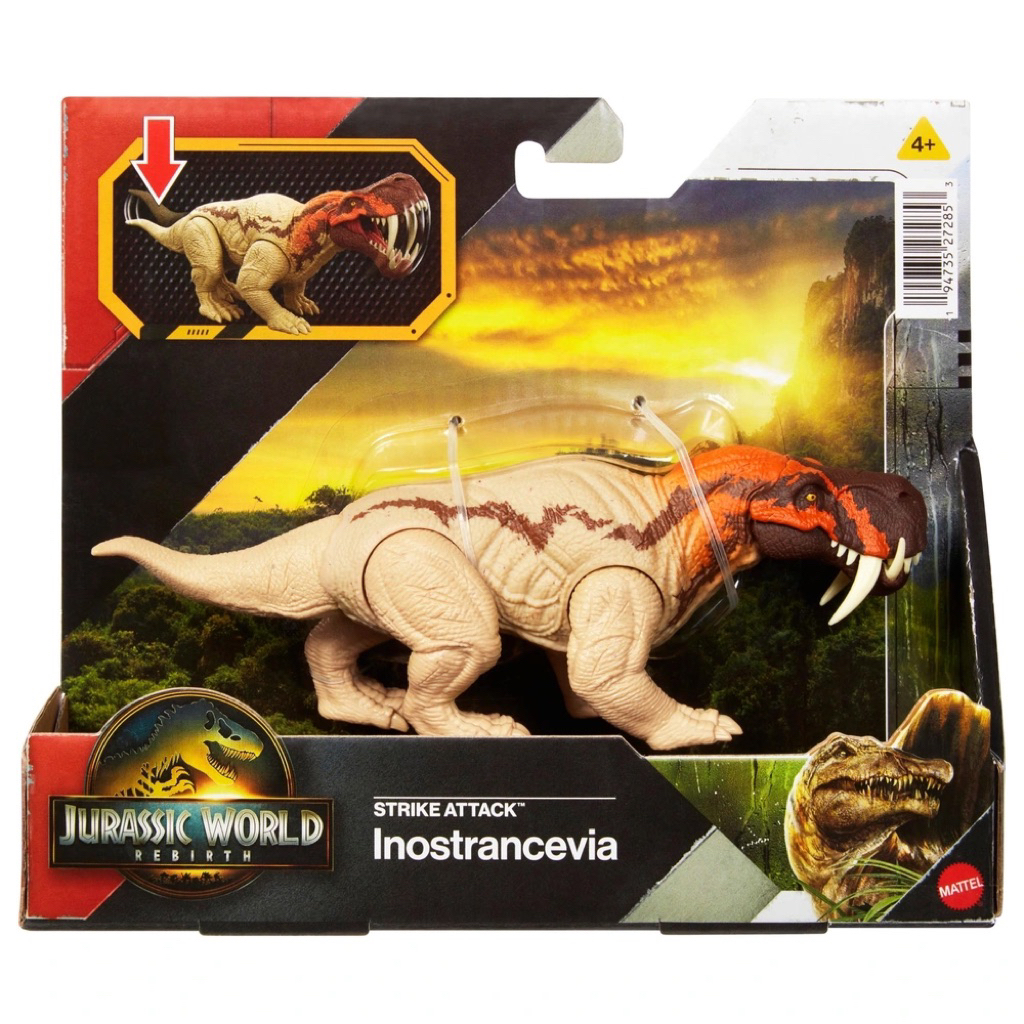 Jurassic World Rebirth Strike Attack Inostrancevia