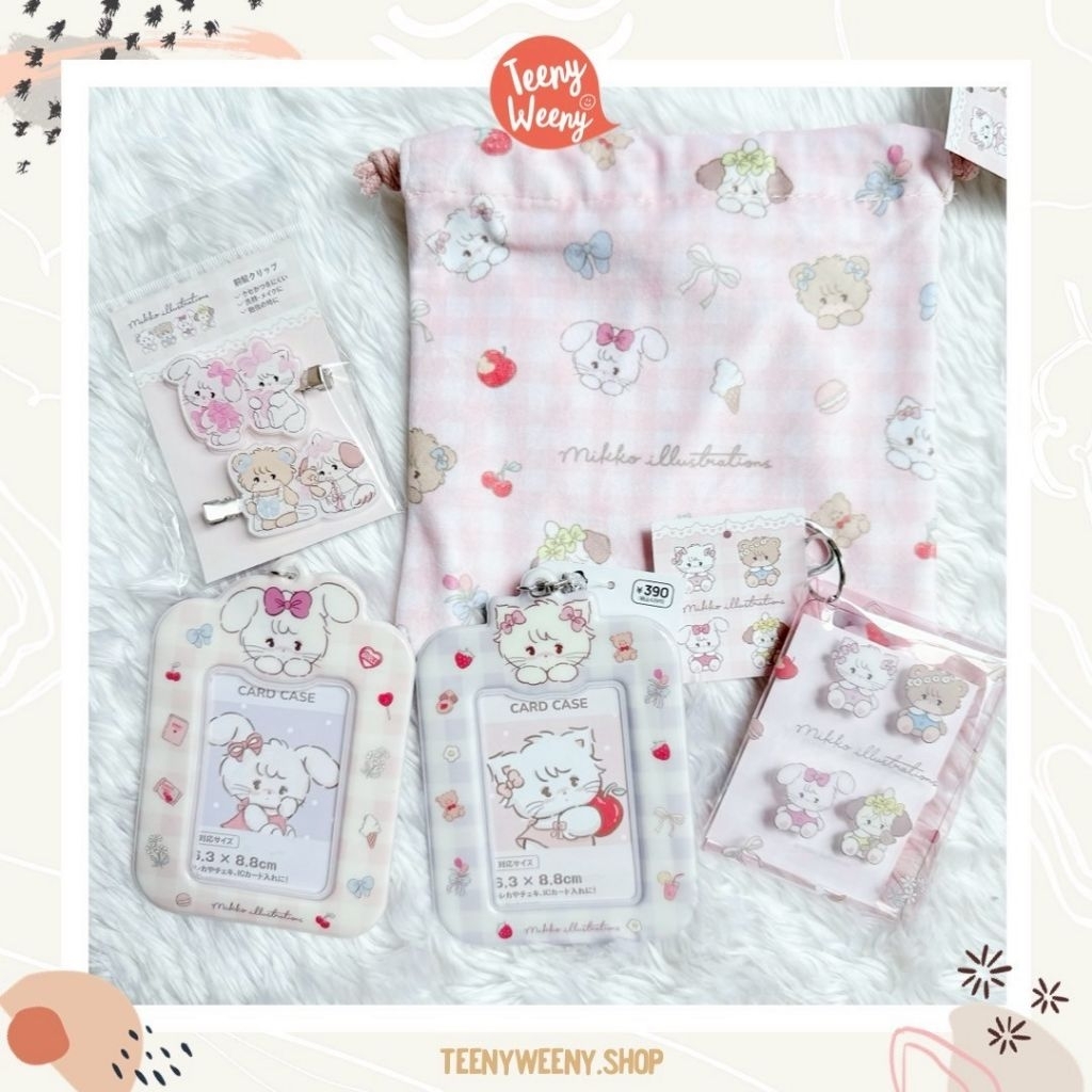 กิ๊บติดผม / พวงกุญแจ Mikko Illustrations Hair Clips