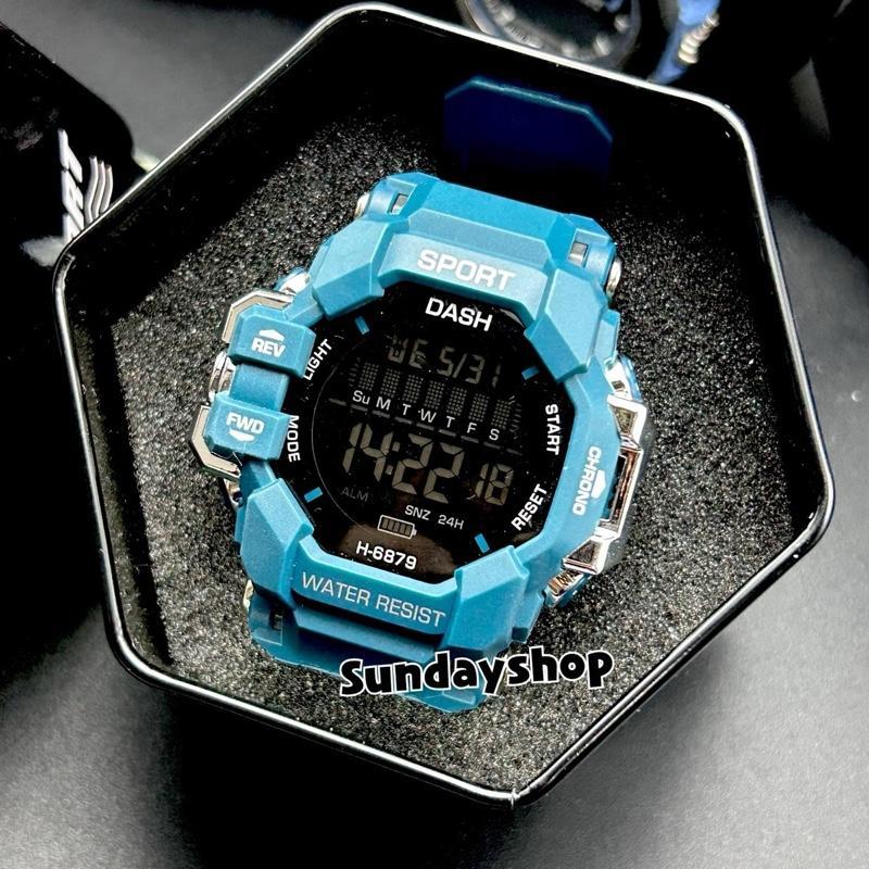 (Z40) นาฬิกาข้อมือ(พร้อมกล่อง) กันน้ำ Sport สายลุย สายนิ่ม ใส่สบาย ไฟสว่าง