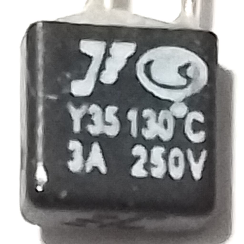 เทอร์โมฟิวส์สำหรับพัดลม แบบทรงสี่เหลี่ยม  130℃  135℃  145℃ 3A,2A