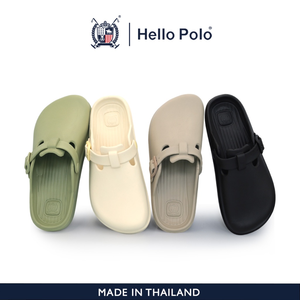 Hello Polo รุ่น HP8036 รองเท้าแตะเปิดส้น พื้นนุ่มนิ่ม เบาสบาย เข้ากับทุกการแต่งกาย แฟชั่นผู้หญิง EVA - รูปที่ 5