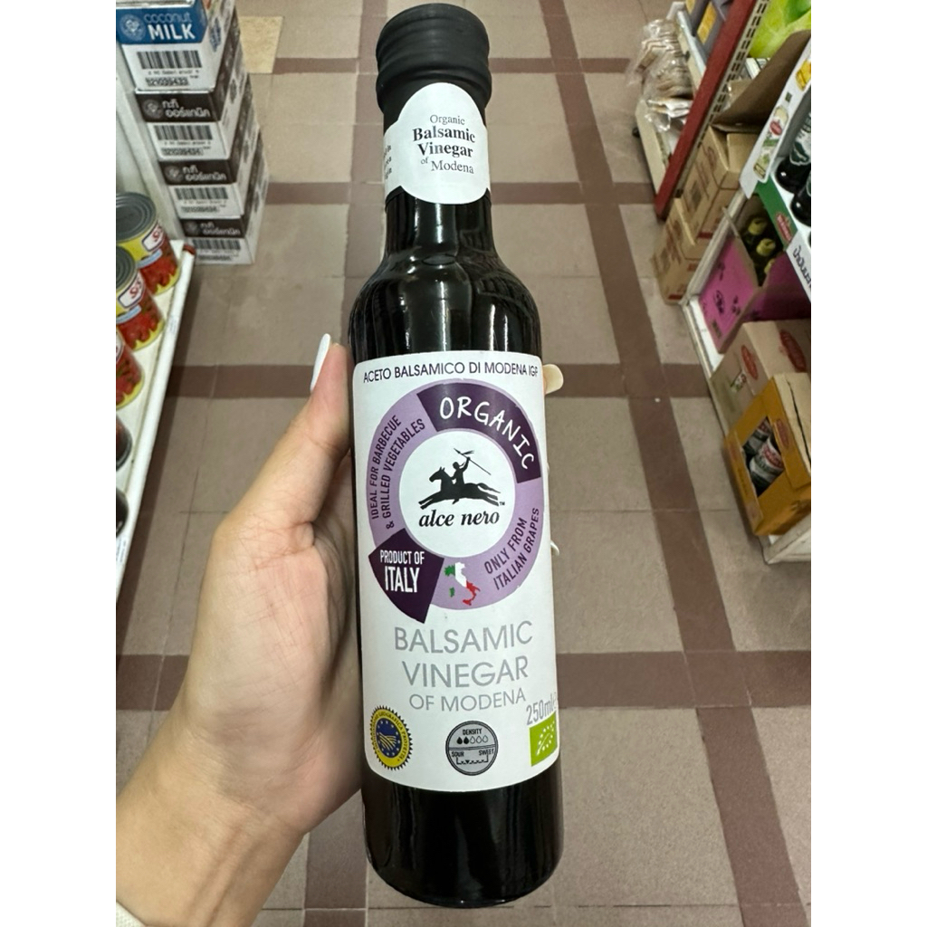 Organic Balsamic Vinegar (ALCENERO) 250 Ml.  ออร์แกนิค แบลซามิค เวเนก้า อ๊อฟโมเดน่า