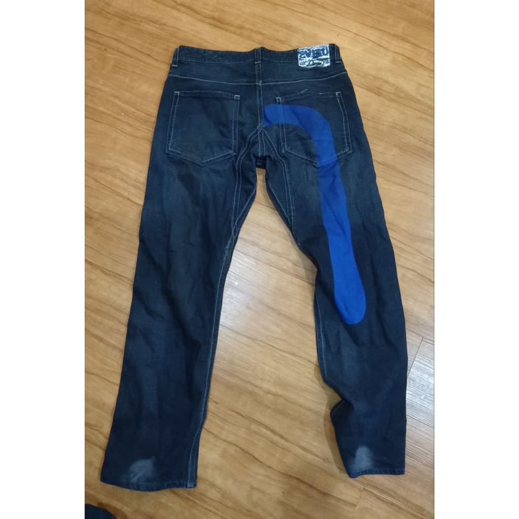 evisu x inter milan แท้ 100% เอว 35.5