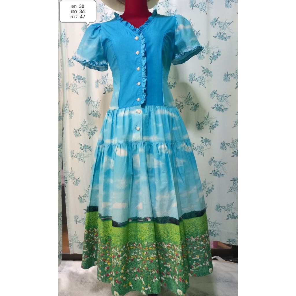 ชุดแฟชั่นญี่ปุ่นมือสอง ไม่มีตำหนิ ใส่เดินทะเลชิวสำหรับสาวอวบ