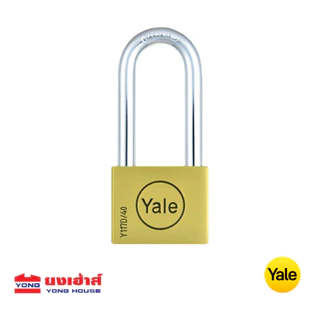 YALE กุญแจคล้อง BD40 BD45 BD50 คอสั้น ห่วงสั้น BD40L BD45L BD50L คอยาว ห่วงยาว ทองเหลืองแท้