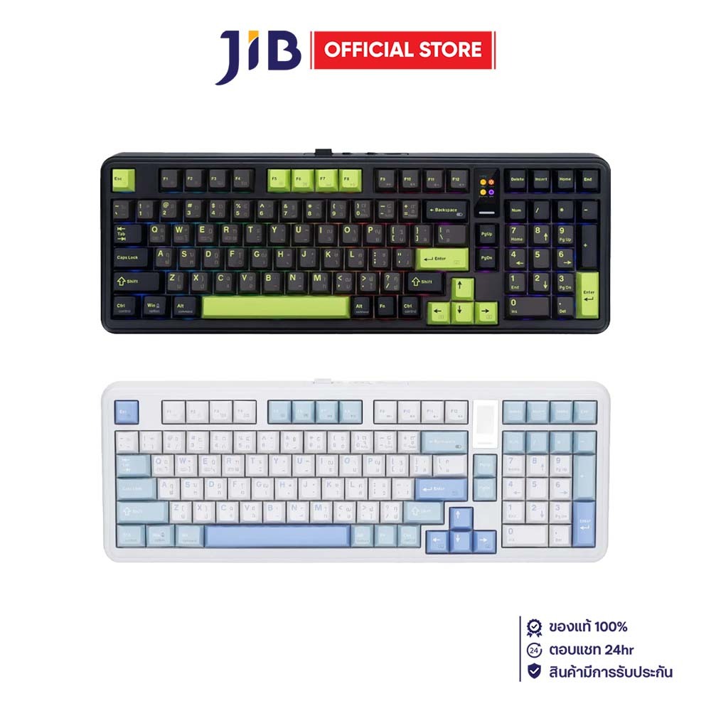 WIRELESS KEYBOARD (คีย์บอร์ดไร้สาย) EGA TYPE CMK11 SAIKO ONE RGB EN/TH