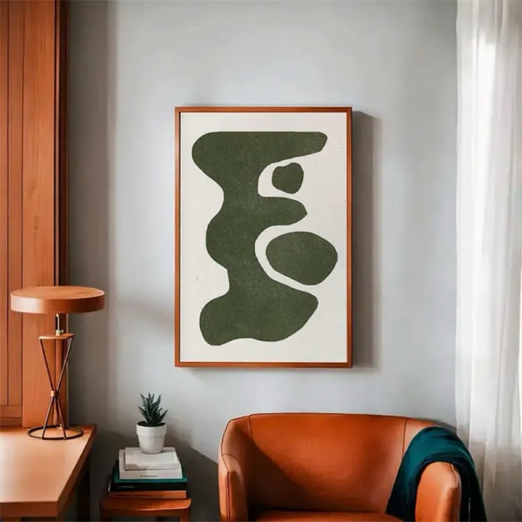 ภาพตกแต่งผนัง Abstract Wave Canvas Art