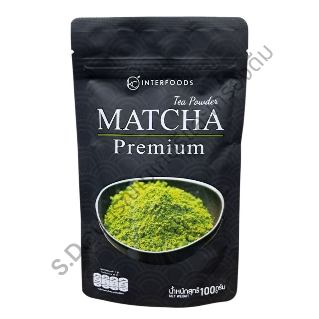 KC Interfoods ผงมัทฉะ Premium Matcha Green Tea 100% (ขนาด 100 กรัม)