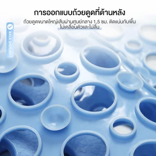 【พร้อมส่ง】แผ่นกันลื่นในห้องน้ำ แผ่นยางกันลื่น แผ่นกันลื่นห้องน้ํา ยาว75cm กว้าง40cm หนา5mm วัสดุ PVC กันความชื้น
