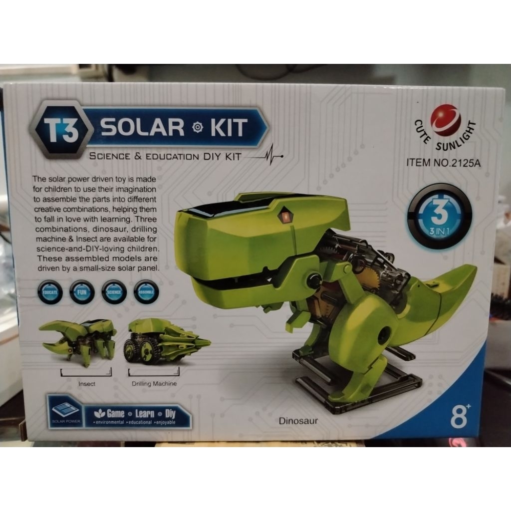 ชุดประกอบโซล่าร์เซลล์​ 3in1​ , 4​in1, 14​in1​ Solar​ robot.และแบบอื่น​ๆ
