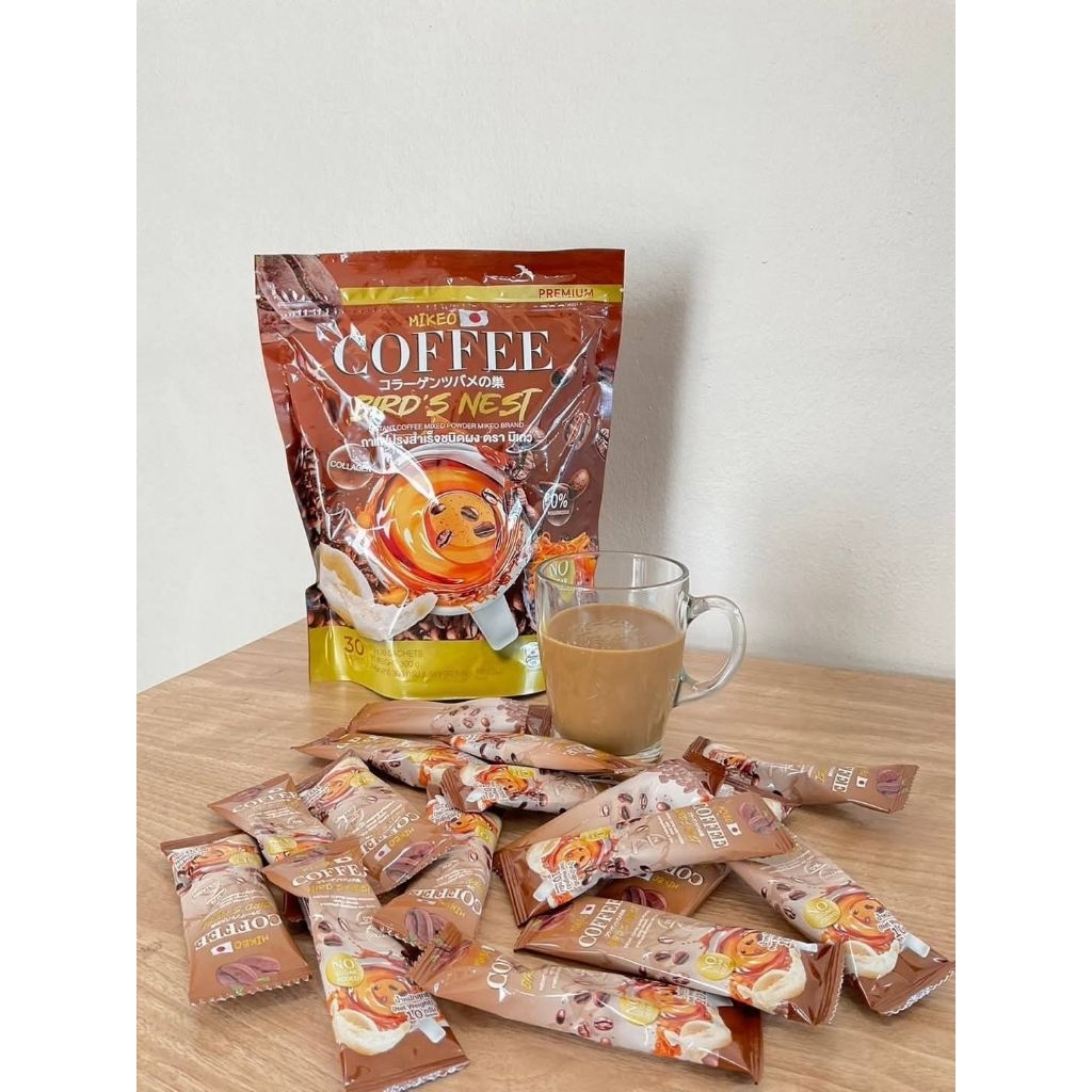 กาแฟมิเกว(30ซอง)ของแท้ตะกร้าบริษัท