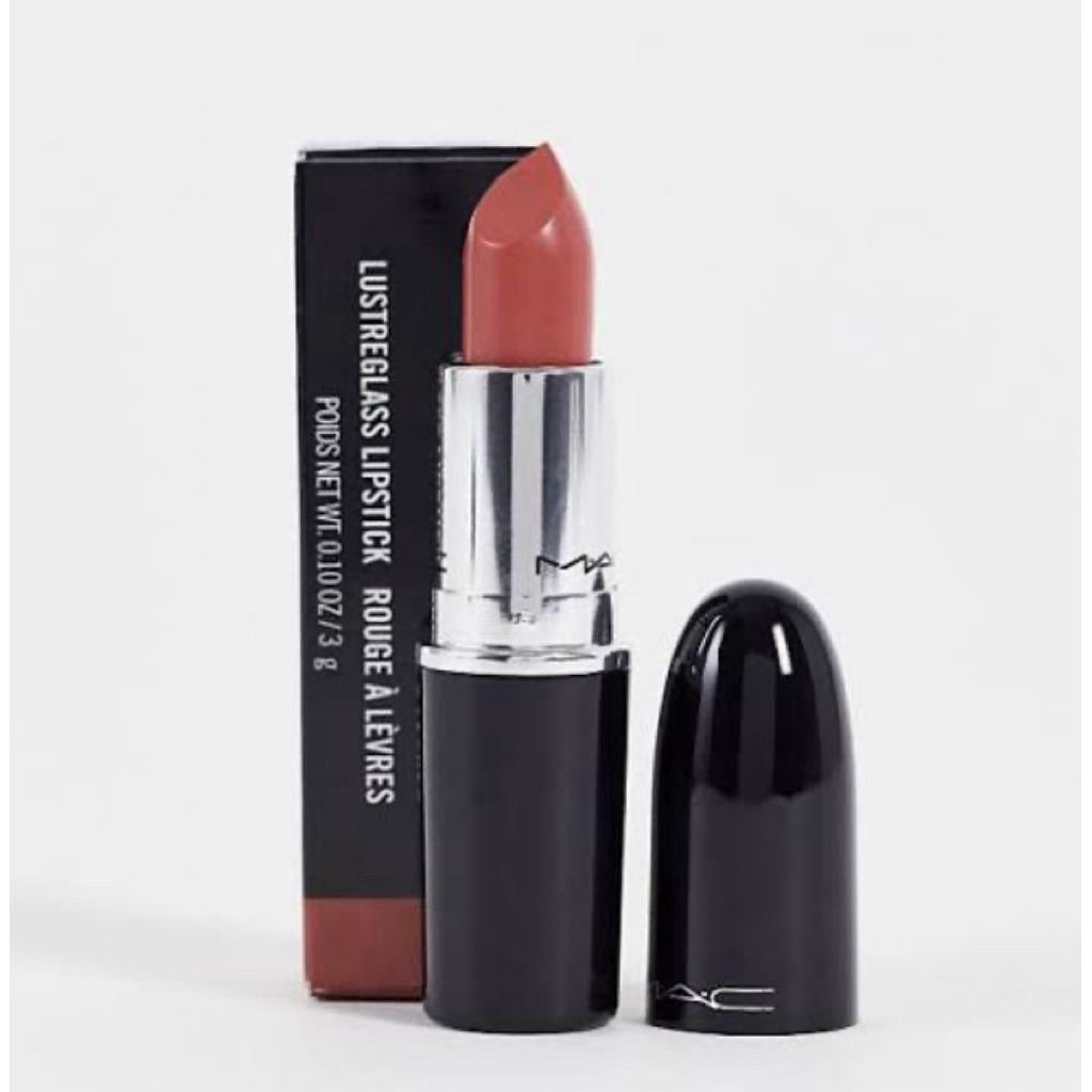 Mac LUSTREGLASS SHEER-SHINE LIPSTICK# Hug me ขนาดปกติ 3 g.