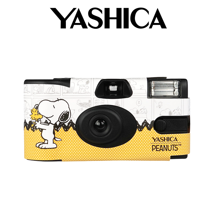 YASHICA Single Use Film Camera (Snoopy comic world) ประกันศูนย์ กล้องฟิล์มใช้แล้วทิ้ง