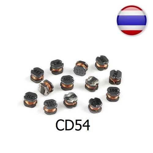 5pcs CD54 Power Inductor 2.2/3.3/4.7/6.8/10/15/22/47/100/150/220/330/470UH SMD