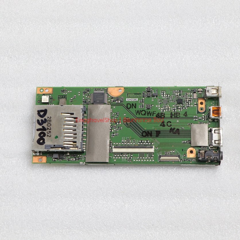 Mainboard กล้อง Nikon D3100 เมนบอร์ด กล้อง D3100 อะไหล่แท้ ใช้งานได้ปกติ