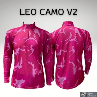 ลาย LEO CAMO V2 เสื้อตกปลาแขนยาว JK Thailand กันยูวี ป้องกันรังสี UV 80% แห้งเร็ว