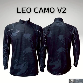 ลาย LEO CAMO V2 เสื้อตกปลาแขนยาว JK Thailand กันยูวี ป้องกันรังสี UV 80% แห้งเร็ว