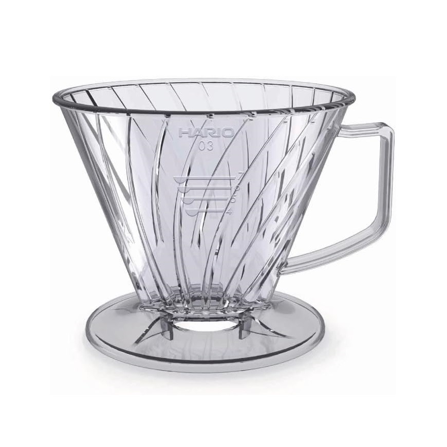 HARIO PED-03-T Pegasus Dripper ขนาดใหญ่4-7เสริฟ พลาสติก ฮาริโอะ ดริปเปอร์ ชงกาแฟ #UNKAI