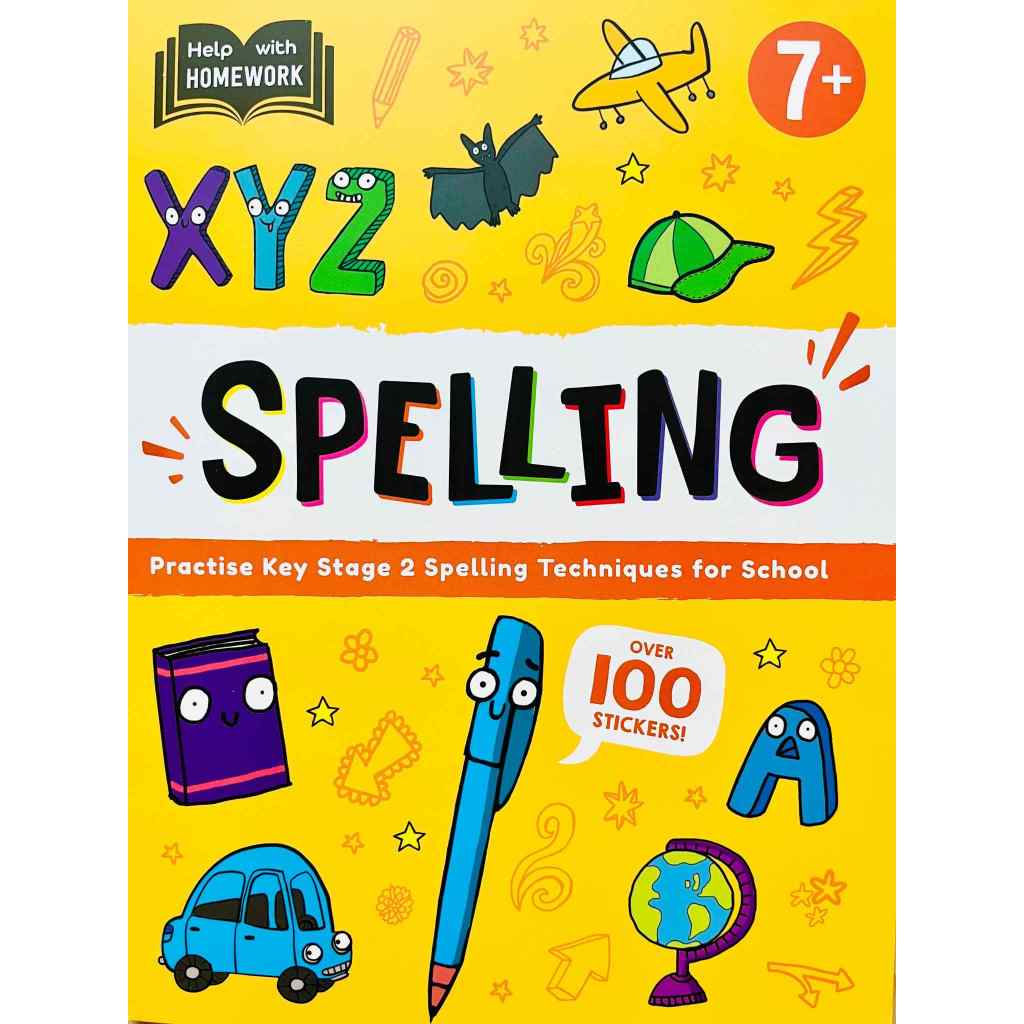 ( Age7 - 8)🌟LATEST EDITION 2025🌟Spelling Workbook (Practise Key Stage 2)