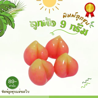พิมพ์ลูกชุบลูกท้อขนาด 9กรัม ผลิตจากGoodGrade 100%