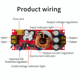 DC-DC 400W/1200W/1800W 15A-30A Step UP 10-60V to 12-90V สเต็ปอัพ โมดูลชาร์จแรงดันไฟฟ้า วงจรเพิ่ม แปลงไฟ โมดูลสเต็ปดาวน์
