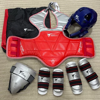 ชุดเกราะเทควันโด WORLD คนเตะทั้งชุด คุณภาพเยี่ยม👍 หมวก สนับแขนขา ชุดป้องกัน Taekwondo Chest Head Gear Protector Sets