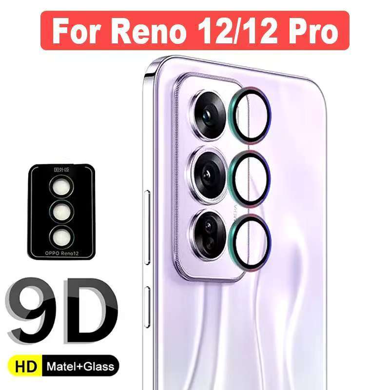 ฟิล์มกระจก เลนส์กล้อง สำหรับ Oppo Reno12 Proเต็มเลนส์ Reno12Pro