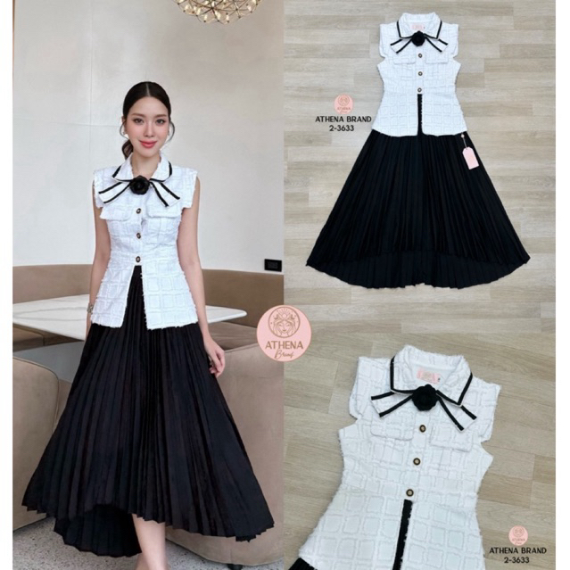 Athena เสื้อ+กระโปรง ชุดสวย