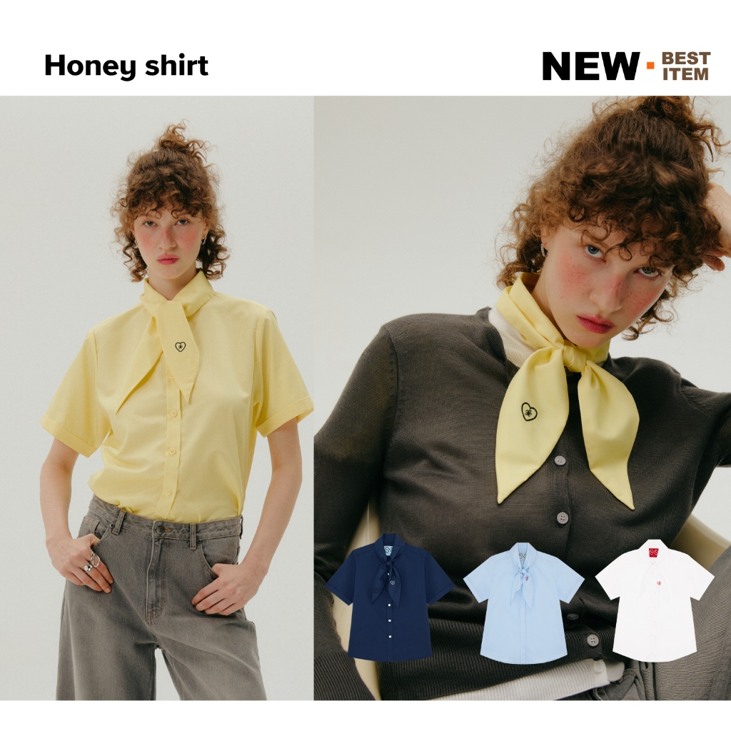 Sarin honey shirt เสื้อเชิ้ต รุ่นใหม่ สบายๆ แต่มีดีเทล