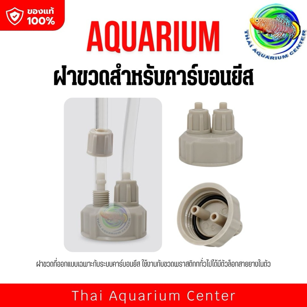 🧴 ฝาขวดระบบคาร์บอนยีสต์ สำหรับ DIY CO₂