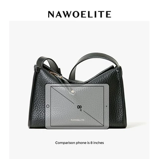 NAWOELITE FUFU Bag Crossbody Bag กระเป๋าแฟชั่นสุภาพสตรีกระเป๋าสะพายข้าง PU เกรดดี ความจุขนาดใหญ่