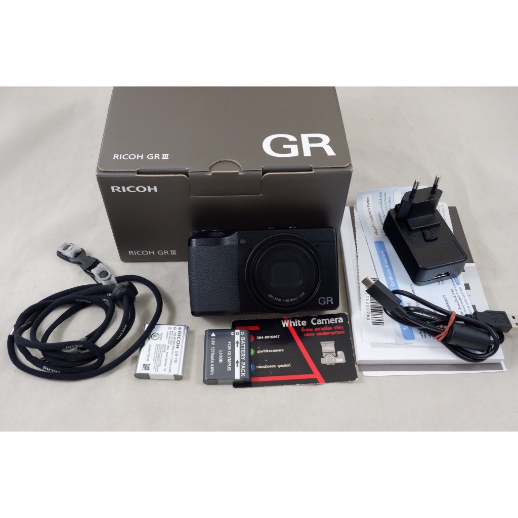 Ricoh GR III มือสอง ครบกล่องหมดประกันศูนย์