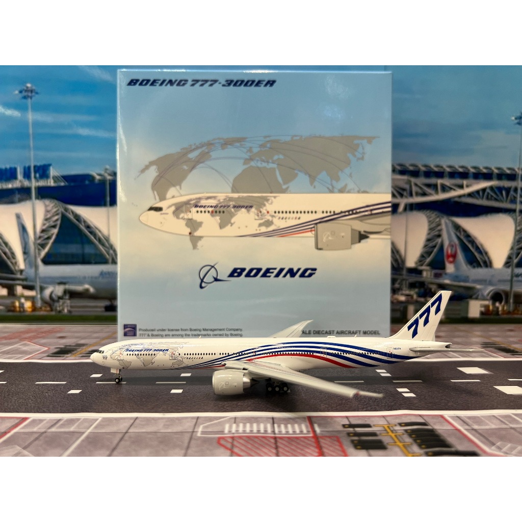 JCWings [XX4973A] 1:400 Boeing 777-300ER ‘World Tour’ N5017V Flap Down