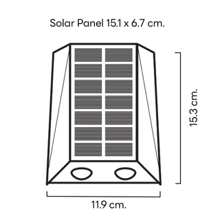 SL LIGHTING | SOLARON โคมไฟติดผนังภายนอกโซล่าเซลล์ 3 วัตต์ 3000K รุ่น SOLARON-3W30K-TRI