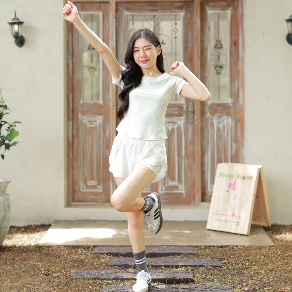 Darlyn - Brooke Tee เสื้อกีฬา เสื้อออกกำลังกายแขนสั้น - รูปที่ 4