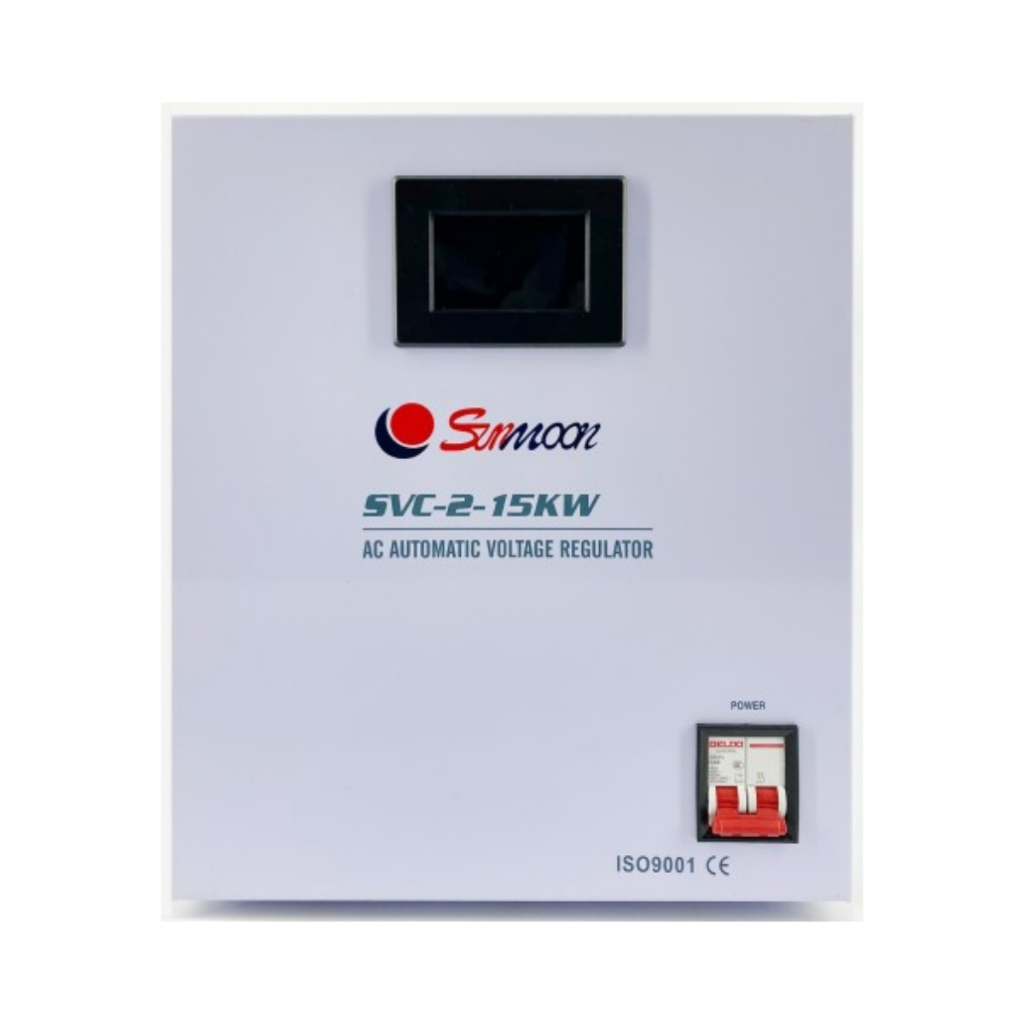 Sunmoon เครื่องปรับแรงดันไฟฟ้าอัตโนมัติ 15 KW รุ่น SVC2-15KW กันไฟตก ไฟเกิน รับประกันสินค้า1ปีเต็ม ราคา ถูกที่สุด ดีลบีเคเค แกลเลอรีภาพที่ 3