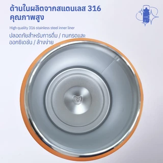 กระติกน้ำ เก็บอุณหภูมิ เก็บความเย็น ขนาด2800/4000ML แก้วอุณหภูมิความร้อน เย็นขนาดใหญ่ สแตนเลส304 พร้อมหูหิ้ว+หลอด ขวดน้ำ