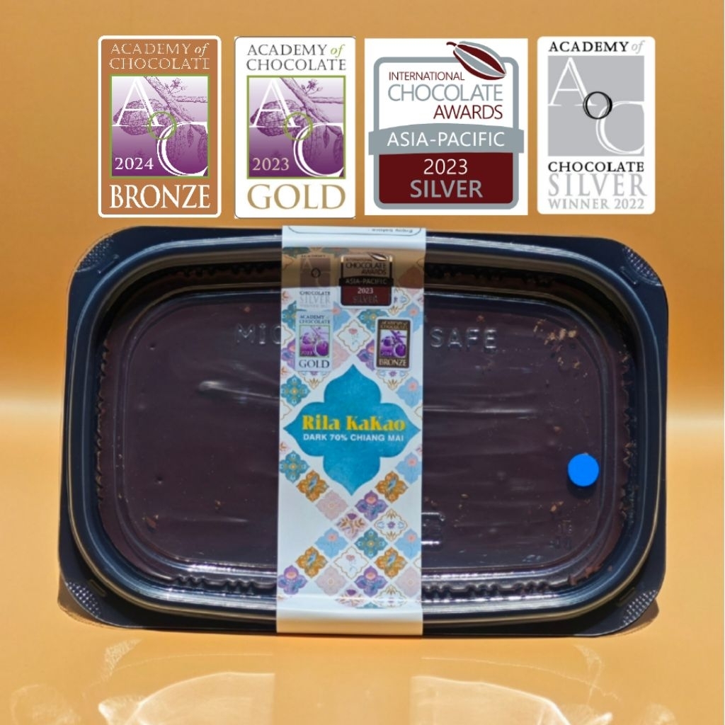 [โกโก้แมส 70%เชียงใหม่] Cocoa mass Dark Chocolate 70%Chiangmai (500g)