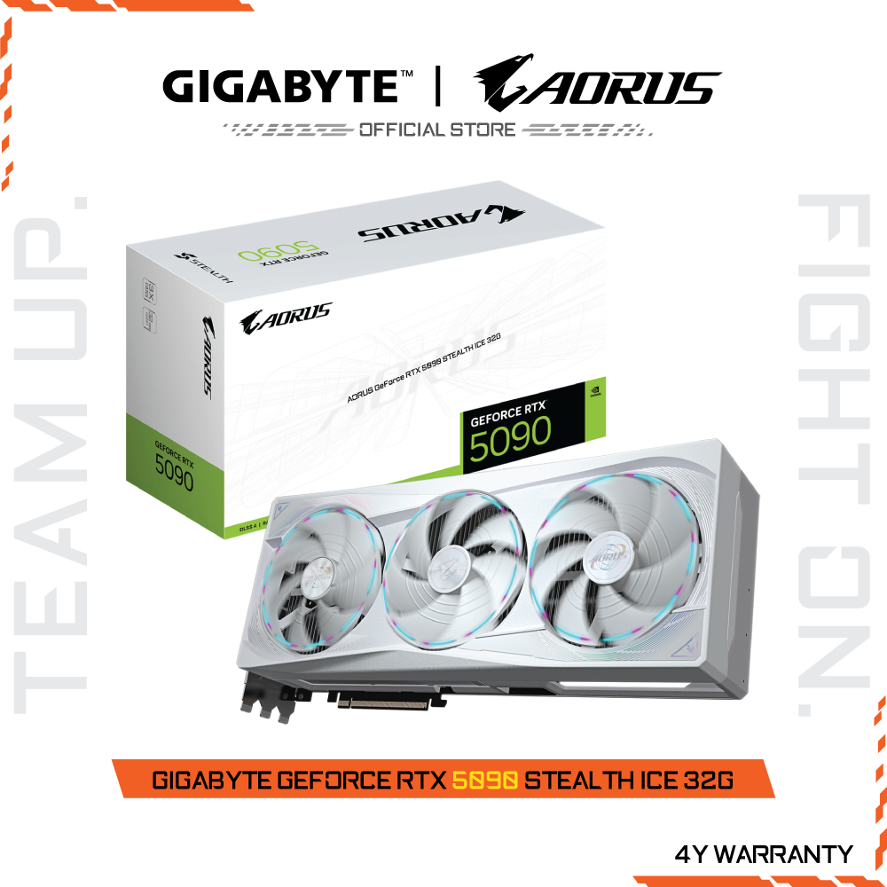 AORUS GeForce RTX 5090 STEALTH ICE 32G (VGA Card) GV-N5090AORUSST ICE-32GD-1.0