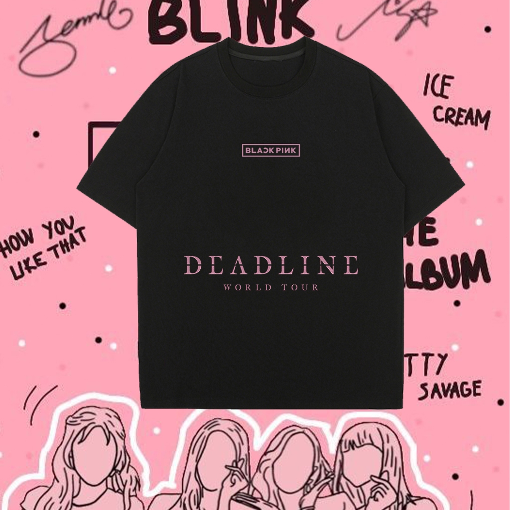 KPOP BLACKPINK ROSÉ Merch Cotton T-shirt Men's and Women's "NUMBER ONE GIRL" Printed Short Sleeve To