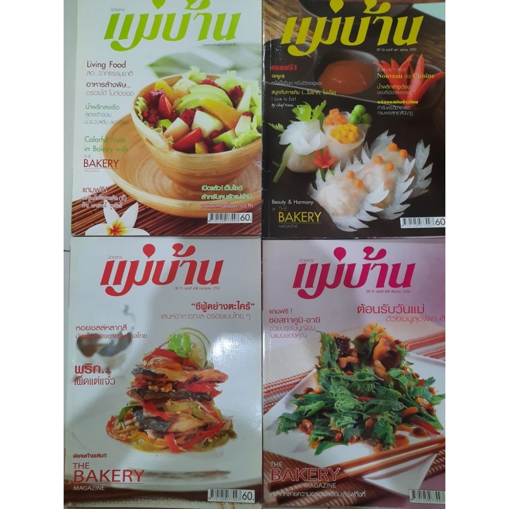 นิตยสารแม่บ้านฉบับปี2550-2551( ไม่มีแต้มแดงที่สันหนังสือ) ราคา ถูกที่สุด ดีลบีเคเค